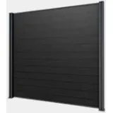 Gutta Sichtschutzelement 194 x 186 cm grau WPC