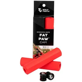 Wolf Tooth Fat Paw Cam Fahrradgriffe rot