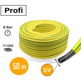 stabilo-sanitär Profi Gartenschlauch 50 m gelb