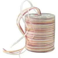 Präsent Bastband, »Raffia-Multicolour« rosa, 0.3 cm