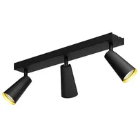 LUCANDE Angelina 3-flg., schwarz/gold