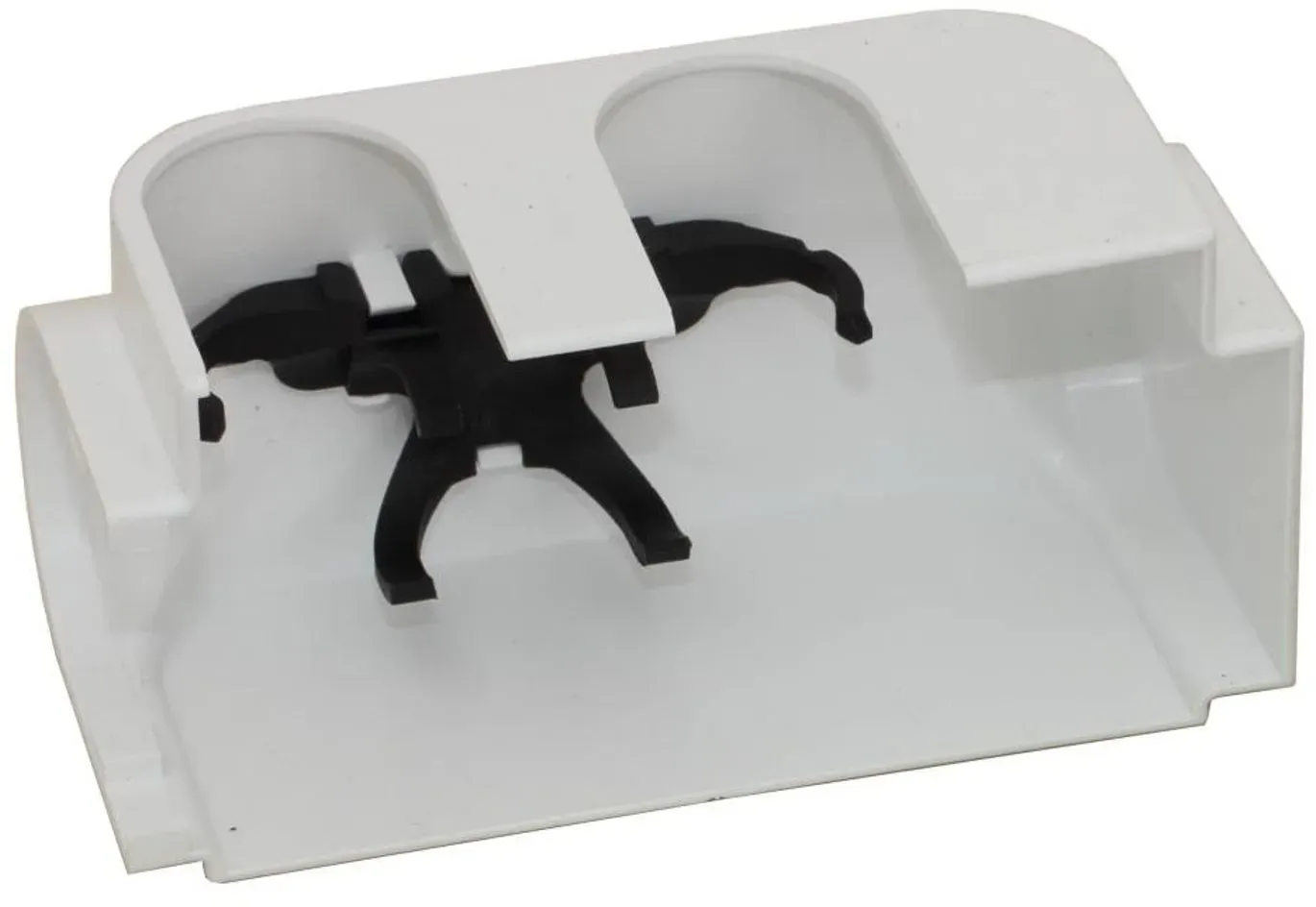 Simplex Designverkleidung für Anschlussarmatur / Multiblock, rechts, weiß