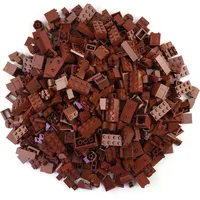 LEGO Steine Braun gemischt - 250 Stück - Reddish