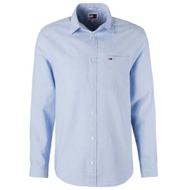 Tommy Jeans Langarmhemd »TJM REG LINEN BLEND SHIRT«, Gr. XXL N-Gr, moderate blue, , 74490937-XXL N-Gr