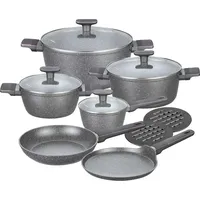 Klausberg Topf-Set 12-tlg. Suppentopf + weitere Töpfe