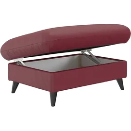 Cotta Hocker Pike Leder 102 x 45 x 0 cm Rot