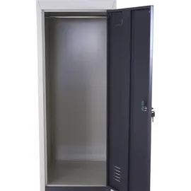 MCW T853 Aktenschrank 185x38x45 cm grau