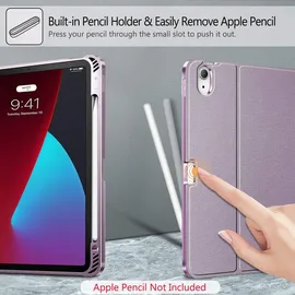 Fintie Tastatur Hülle für iPad Air 11 Zoll M3/M2 (2025/2024), iPad Air 5/4 Generation 10,9" (2022/2020) Schwarz