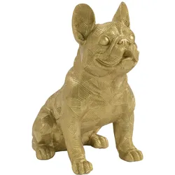 TABLE PASSION Sitzender Hund vergoldet - Anderes Harz Tisch Passion 15.5x26 cm