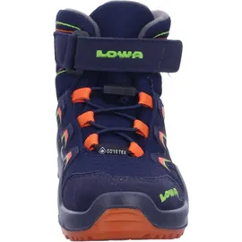 Lowa Maddox Warm GTX Mid Jr. navy/orange 34 - Dunkelblau