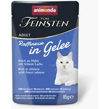 Animonda Vom Feinsten Raffinesse in Gelee Adult reich an Huhn mit Lachs 24 x 85 g