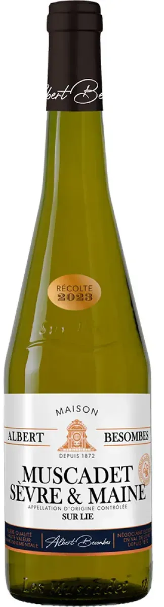 Albert Besombes Muscadet Sèvre & Maine sur Lie Weißwein trocken 0,75 l | 2023