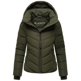 Marikoo Winterjacke Samuiaa XVI mit Kapuze grün M