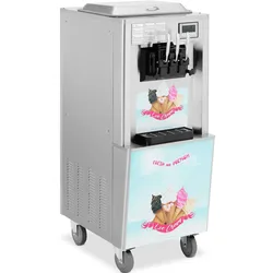 Royal Catering Softeismaschine - 33 l/h - 2140 W - LED - 3 Sorten -