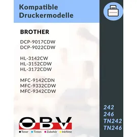 OBV Kompatibel zu Brother TN-242 CMYK