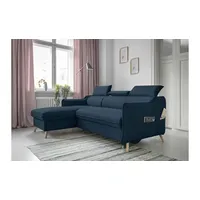 Miuform Ecksofa mit Schlaffunktion Sweet Harmony ¦ blau ¦