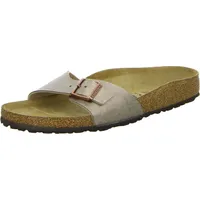 Birkenstock Madrid Damen Pantoletten in Beige, Größe 40 - Taupe