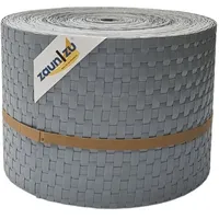 zaunzu® Sichtschutzstreifen Rattan 26 m Hellgrau