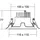 Brumberg Einbaudownlight 1er quadratisch 3000K