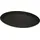 TRIZERATOP Servierbrett Gastro Kellnertablett, Serviertablett rutschfest, oval, Glasfaser, (Stück) schwarz 59,5 cm x 73,5 cm
