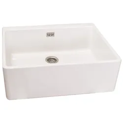 Casa Padrino Landhausstil Keramik Waschbecken Weiß 60 cm - Badezimmer Accessoires