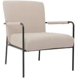 Svita Loungesessel Polstersessel Akzentstuhl Wohnzimmer mit Armlehne Beige