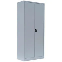 LÜLLMANN Putzmittelschrank 545520 lichtgrau 80,0 x 38,3 x 180,0 cm, aufgebaut