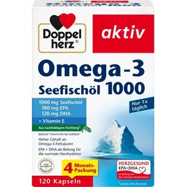 Doppelherz Aktiv Omega-3 Seefischöl 1000 Kapseln 120 St.