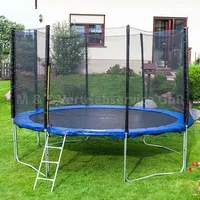 Markenlos - Trampolin 305 Outdoor Gartentrampolin Komplettset 3,05m 305 cm Modell 2019 mit extra verstärkten Rahmen