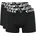 Boxershorts 3er Schwarz Weiß L