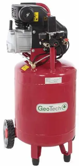 GeoTech AC50V-8-20 - elektrischer Kompressor - Motor 2 PS - 50 Lt vertikal