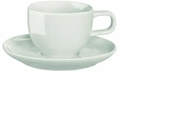 ASA Selection Kolibri Espressotasse, mit Unterer, Schale, Tasse, Espressobecher, Porzellan, Weiß, 60 ml, 25112250
