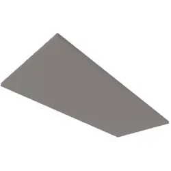 ISOLED Akustikabsorber H25 für Leuchtenrahmen mit Innenformat 592x1500mm grau