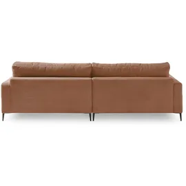 KAWOLA Ecksofa Cara Cord Recamiere links rost