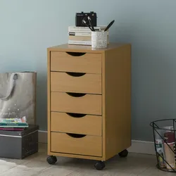 FineBuy Rollcontainer 5 Schubladen Kinder Standcontainer Bürocontainer Schreibtisch