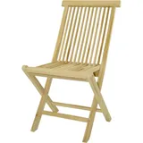 VCM Gartenstuhl Klappstuhl 46 x 62 x 89 cm braun