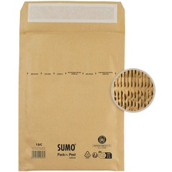 Mailmedia 100 Papierpolster-Versandtaschen »SUMO® SU1513« braun, 16.5x21.5 cm