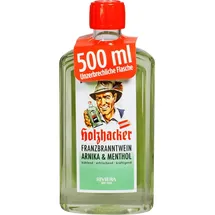 RIVIERA Pharma & Cosmetics GmbH Holzhacker Franzbranntwein mit Arnika & Menthol 500 ml