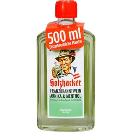 RIVIERA Pharma & Cosmetics GmbH Holzhacker Franzbranntwein mit Arnika & Menthol 500 ml