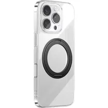 Joyroom iPhone 16 Pro Max Ultra-Dünne Hülle mit 360° Ringhalterung schwarz