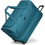 REDOLZ 2-Rollen große Trolley-Reisetasche | Volumen erweiterbar von 98 auf 119 Liter mit Dehnfalte | Damen & Herren (70 cm, extra Bodenfach)