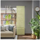 Neutex for you! Schiebegardine Libre-ECO (1 St), Paneelwagen, halbtransparent, Jacquard, nach Maß grün 60 cm x 225 cm