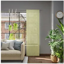 Neutex for you! Schiebegardine Libre-ECO (1 St), Paneelwagen, halbtransparent, Jacquard, nach Maß grün 60 cm x 225 cm