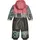 KILLTEC FIRST INSTINCT by killtec Kinder Overall FISW 45 MNS ONPC Skioverall/Schneeanzug mit Kapuze, dark rouge, 122/8