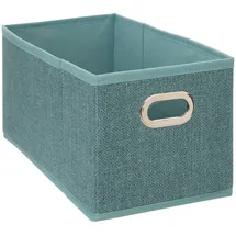 5five simply smart Stoffkorb 15 x 31 cm 1-tlg. petrolblau meliert