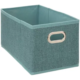 5five simply smart Stoffkorb 15 x 31 cm 1-tlg. petrolblau meliert