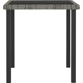 vidaXL Garten-Essgruppe 3-tlg. Grau