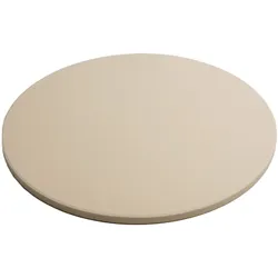 SANTOS runder Pizzastein für Gasgrill | Holzkohlegrills | Smoker & Backofen | Ø 36,5 cm