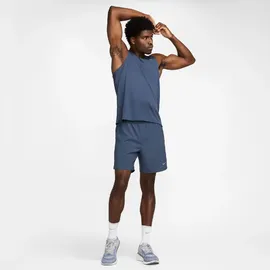 Nike Challenger Dri-Fit 7" 2-in-1 Herren Shorts, blau, - thunder Blue/Reflective silv, S