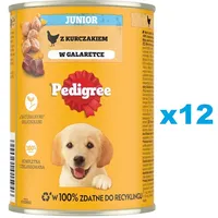 PEDIGREE Junior Huhn in Gelee 12 x 400 g